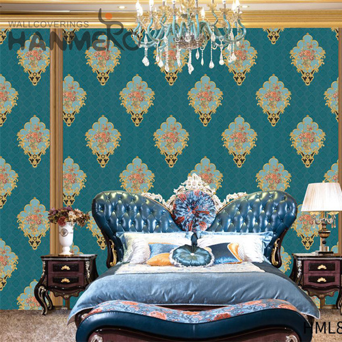 HANMERO Flowers Imaginative PVC Deep Embossed European TV Background 0.53M wallpaper in bedroom designs
