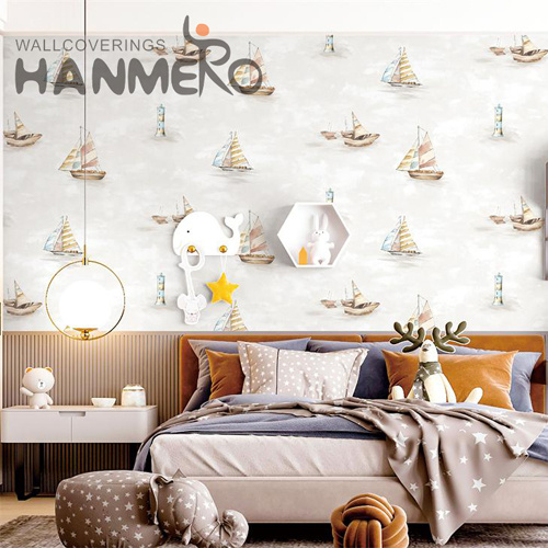 HANMERO PVC Flowers Imaginative Deep Embossed European TV Background 0.53M wall decorative papers