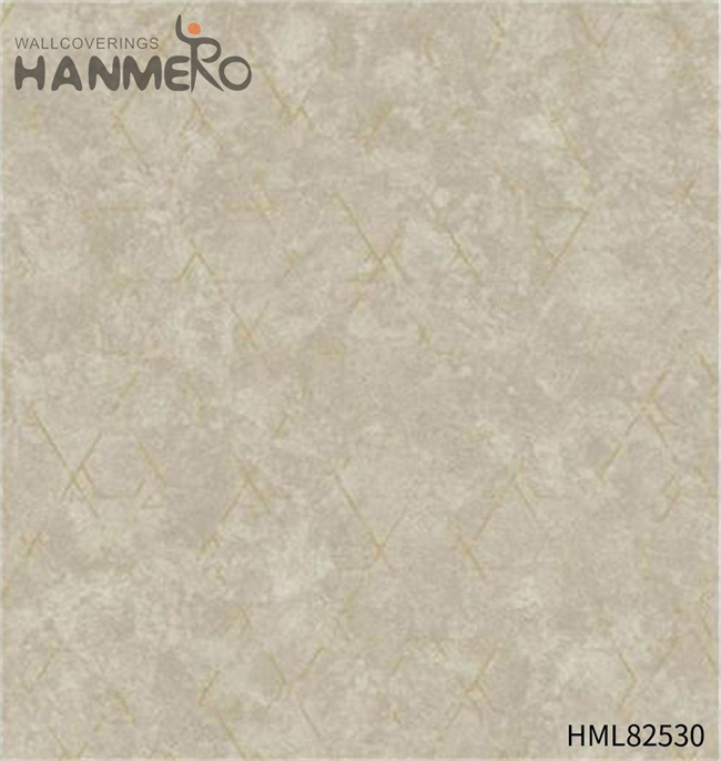 HANMERO Modern 3D Landscape Embossing PVC House 0.53*10M trendy wallpaper
