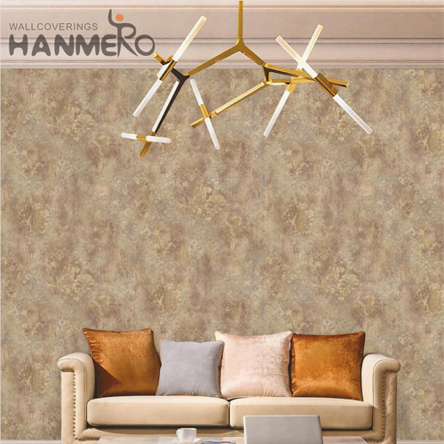 HANMERO PVC Nature Sense Stone wallpaper walls room Pastoral Photo studio 1.06*15.6M Bronzing