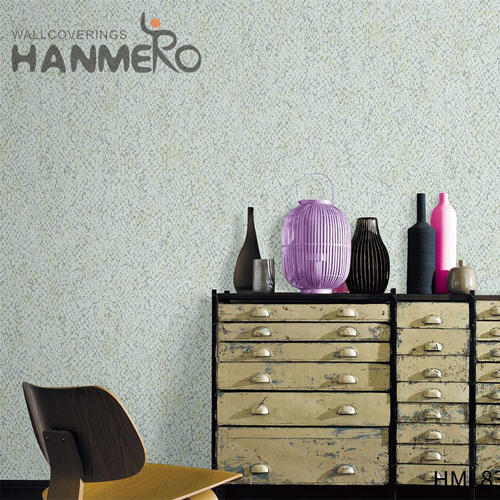 HANMERO PVC The Latest wallpaper for bedroom walls designs Bronzing European Church 1.06*15.6M Geometric