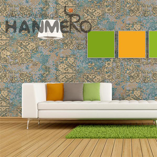 HANMERO PVC The Latest Geometric Bronzing European Church home decor with wallpaper 1.06*15.6M
