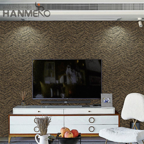 HANMERO PVC Exporter wallpaper website Bronzing Classic Living Room 1.06*15.6M Geometric