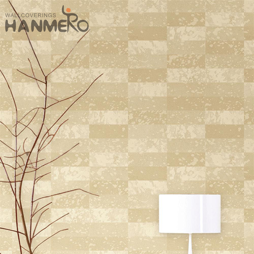 HANMERO PVC Exporter Geometric Bronzing 1.06*15.6M Living Room Classic wallpaper vendors