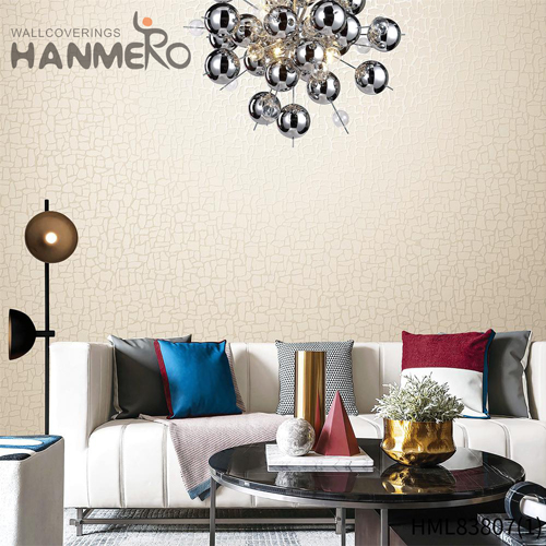HANMERO PVC 1.06*15.6M Stone Bronzing Pastoral TV Background Manufacturer interior decor wallpaper