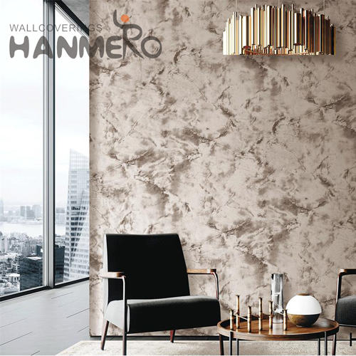 HANMERO PVC Manufacturer Stone 1.06*15.6M Pastoral TV Background Bronzing wallpapwe