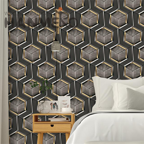 HANMERO PVC Unique Geometric Deep Embossed Classic TV Background purchase wallpaper 0.53*9.5M