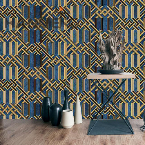 HANMERO Classic Unique Geometric Deep Embossed PVC TV Background 0.53*9.5M high quality wallpaper for home
