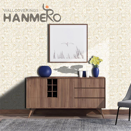 HANMERO PVC wallpaper stores online Stone Bronzing Pastoral Restaurants 0.53*10M Wholesale