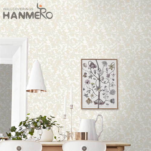 HANMERO PVC Wholesale Stone wallpaper designs for kitchen Pastoral Restaurants 0.53*10M Bronzing