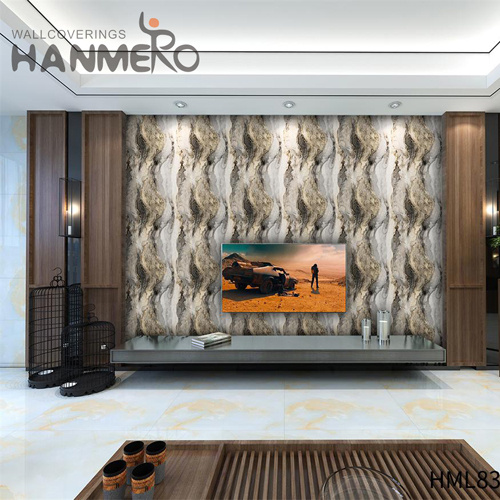 HANMERO PVC 0.53*10M Stone Bronzing Pastoral Restaurants Wholesale wallpapers and wallcoverings