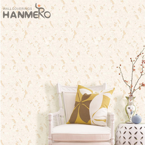 HANMERO PVC Wholesale Stone 0.53*10M Pastoral Restaurants Bronzing interior wallpaper design ideas