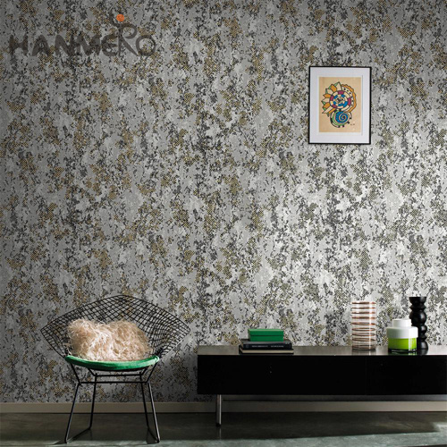 HANMERO PVC Restaurants Stone Bronzing Pastoral Wholesale 0.53*10M design home wallpaper