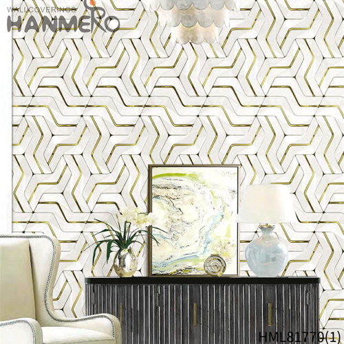 HANMERO PVC wallpaper ideas Flowers Deep Embossed Pastoral House 0.53*9.5M Professional