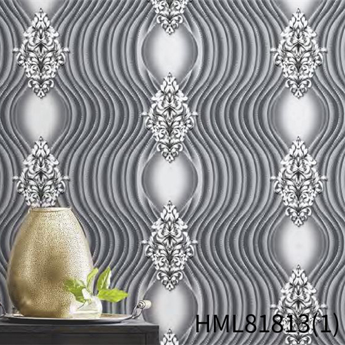 HANMERO House Professional Flowers Deep Embossed Pastoral PVC 0.53*9.5M free wallpaper download