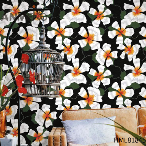 HANMERO PVC Professional Flowers Pastoral Deep Embossed House 0.53*9.5M stores that carry wallpaper