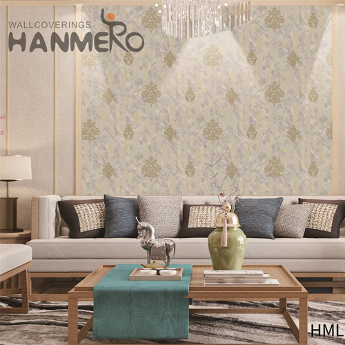 HANMERO PVC Cozy the wallpaper store Flocking Modern Lounge rooms 0.53*10M Landscape