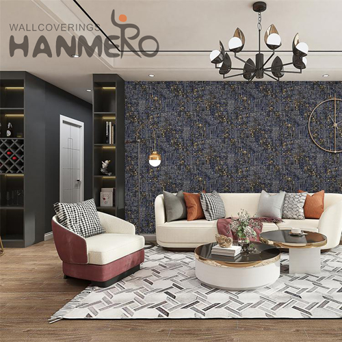 HANMERO PVC 0.53*10M Landscape Flocking Modern Lounge rooms Cozy outdoor wallpaper for home