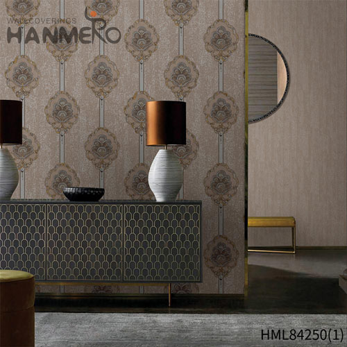 HANMERO PVC Seamless Flowers Deep Embossed European Restaurants 1.06*15.6M wallpaper design