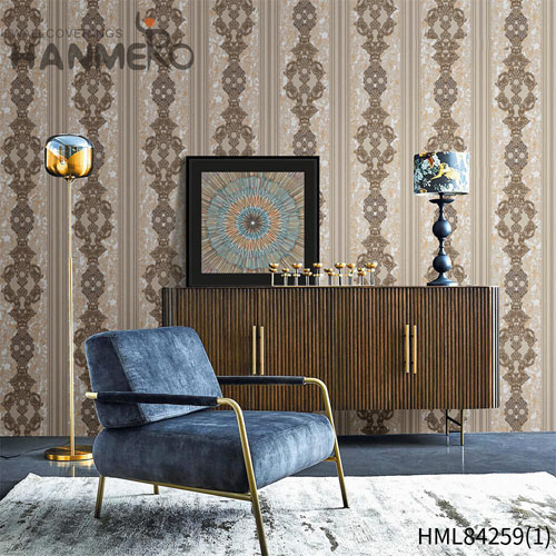 HANMERO PVC Seamless Flowers Deep Embossed wallpaper for interior walls Restaurants 1.06*15.6M European