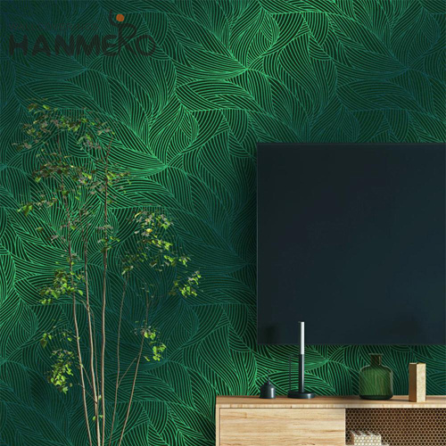 HANMERO PVC Gold Foil Best Selling decorative wall paper Embossing Classic Photo studio 0.53*10M Geometric