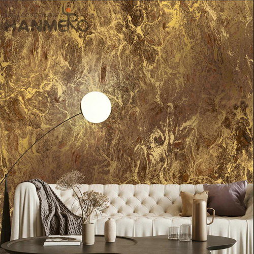 HANMERO PVC Gold Foil 0.53*10M Geometric Embossing Classic Photo studio Best Selling buy wallpaper border