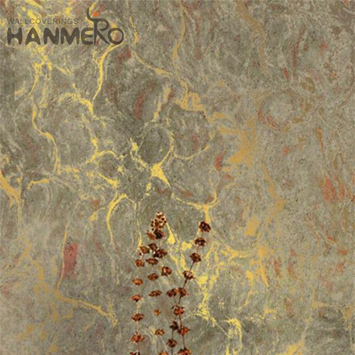 HANMERO PVC Gold Foil Best Selling 0.53*10M Embossing Classic Photo studio Geometric wallpapers decorate walls