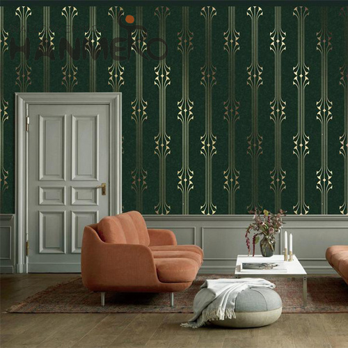 HANMERO Embossing Best Selling Geometric PVC Gold Foil Classic Photo studio 0.53*10M home decor wallpaper ideas
