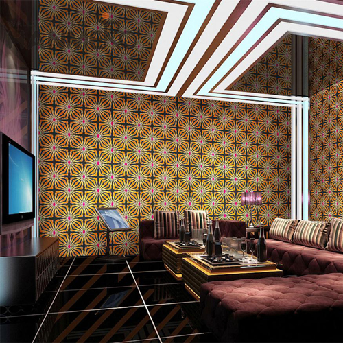 HANMERO PVC Newest Geometric Deep Embossed Modern Photo studio 0.53*9.5M(±5%) textured wallpaper