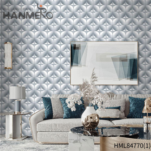 HANMERO PVC decorative wall borders Geometric Deep Embossed Modern Photo studio 0.53*9.5M(±5%) Newest
