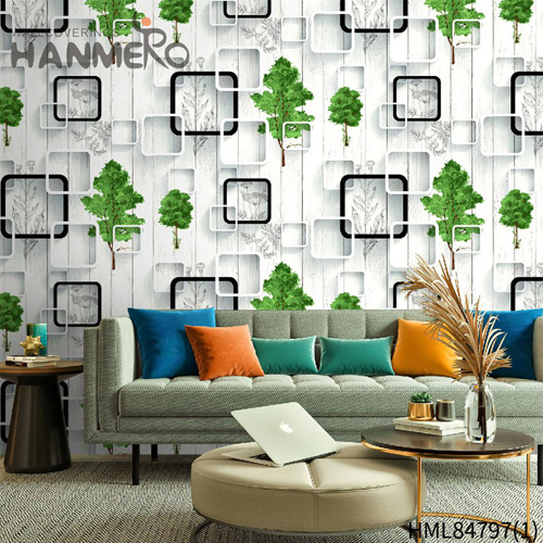 HANMERO PVC Newest Geometric Deep Embossed Modern Photo studio fashion wallpaper for home 0.53*9.5M(±5%)