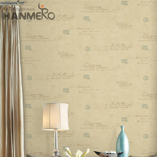 HANMERO Plain paper The Latest purchase wallpaper Bronzing Pastoral Kitchen 0.53*10M Flowers