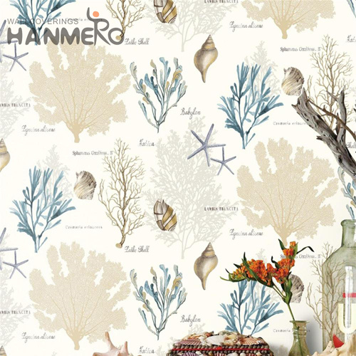 HANMERO Plain paper The Latest Flowers Bronzing 0.53*10M Kitchen Pastoral walls wallpaper bedroom
