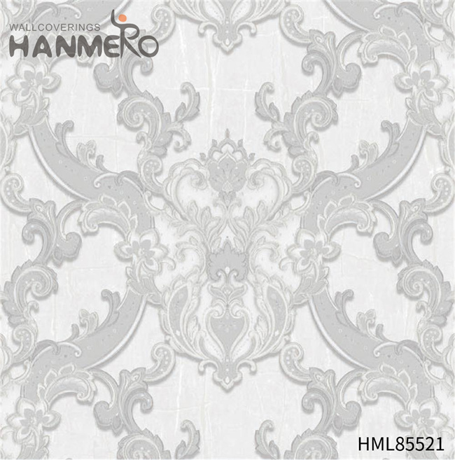 HANMERO PVC Dealer Landscape Embossing Pastoral Exhibition pink wallpaper 0.53*10M