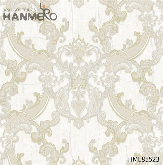 HANMERO PVC 0.53*10M Landscape Embossing Pastoral Exhibition Dealer wallpaper for bathrooms