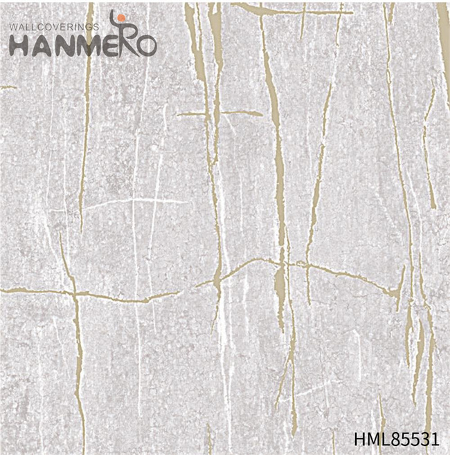 HANMERO PVC Dealer Landscape Exhibition Pastoral Embossing 0.53*10M paper wall decor