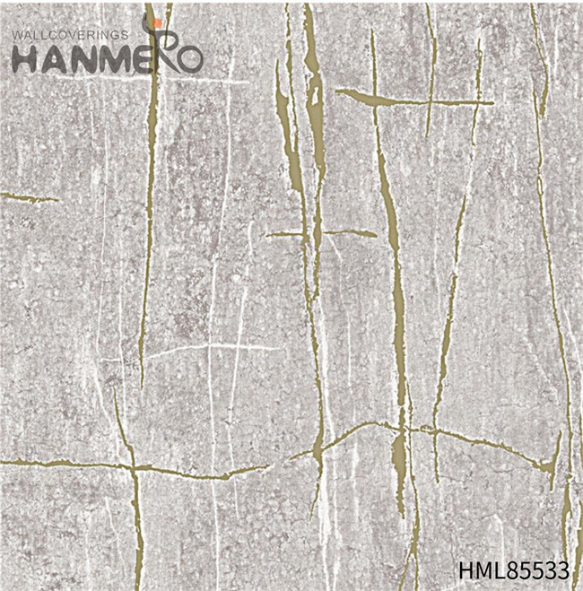 HANMERO Pastoral Dealer Landscape Embossing PVC Exhibition 0.53*10M wallpaper for interior walls