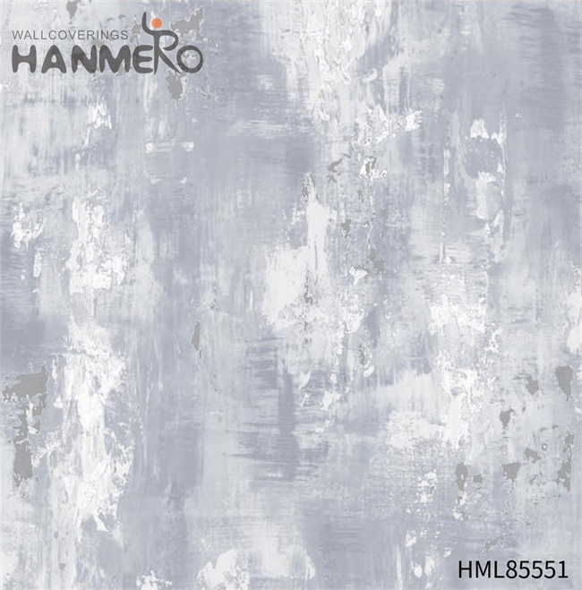 HANMERO Dealer PVC Exhibition 0.53*10M flock wallpaper Landscape Embossing Pastoral
