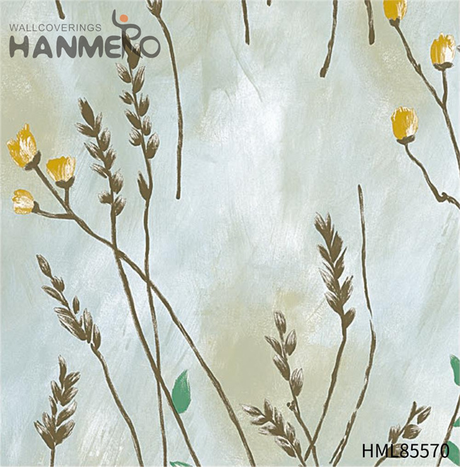 HANMERO room wallpaper online Dealer Landscape Embossing Pastoral Exhibition 0.53*10M PVC