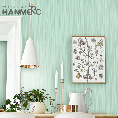 HANMERO PVC Removable Landscape 0.53*9.2M Pastoral Lounge rooms Embossing trendy wallpaper