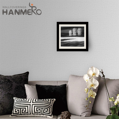HANMERO PVC Removable Lounge rooms Embossing Pastoral Landscape 0.53*9.2M wallpaper cheap