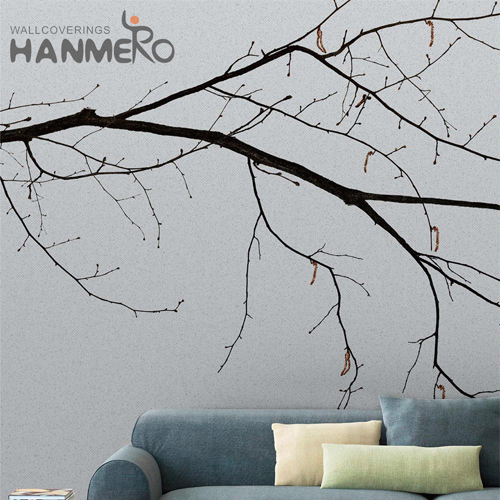 HANMERO PVC Landscape Removable Embossing Pastoral Lounge rooms 0.53*9.2M wallpaper wallcoverings