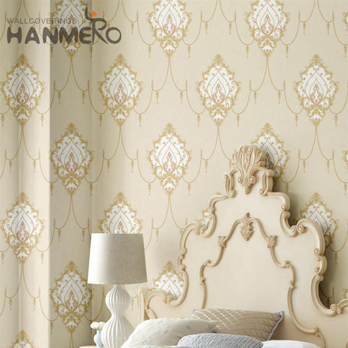 HANMERO Removable PVC Embossing Pastoral Lounge rooms 0.53*9.2M online shop wallpaper Landscape