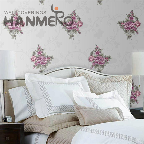 HANMERO home decor wallpaper ideas Removable Landscape Embossing Pastoral Lounge rooms 0.53*9.2M PVC
