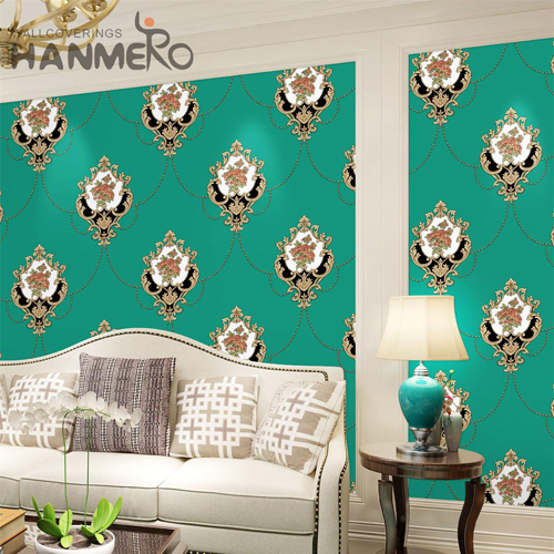 HANMERO designer room wallpaper Removable Landscape Embossing Pastoral Lounge rooms 0.53*9.2M PVC