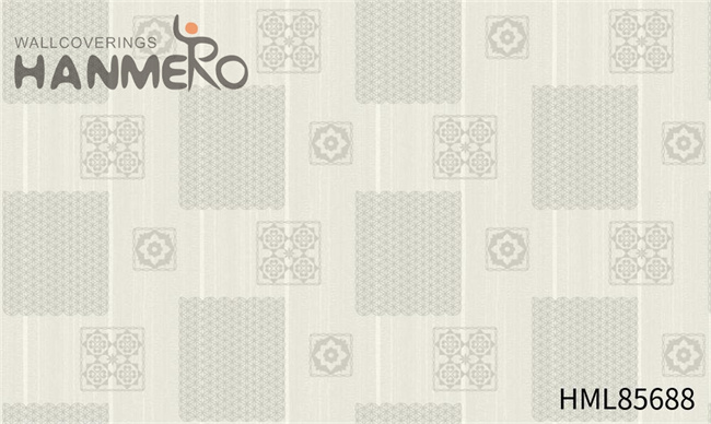 HANMERO PVC High Quality Flowers Embossing wallpaper suppliers Exhibition 1.06*15.6M European