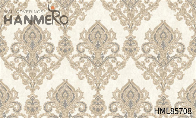 HANMERO PVC High Quality Embossing Flowers European Exhibition 1.06*15.6M wallpaper online shopping