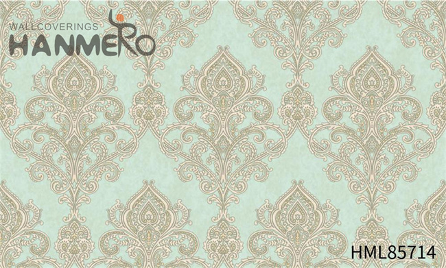 HANMERO High Quality PVC 1.06*15.6M buy designer wallpaper European Exhibition Flowers Embossing