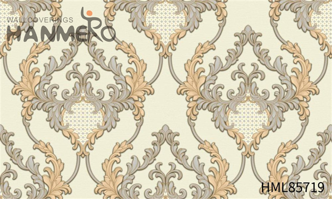 HANMERO High Quality Exhibition 1.06*15.6M wallpaper vendors European PVC Flowers Embossing