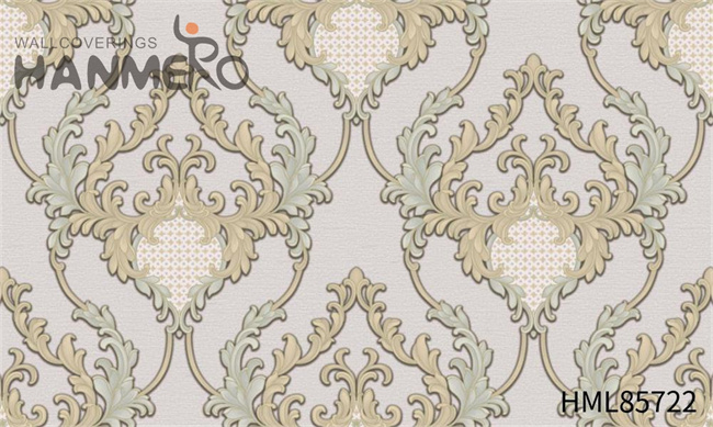 HANMERO High Quality PVC Flowers Embossing Exhibition 1.06*15.6M wall design wallpaper European